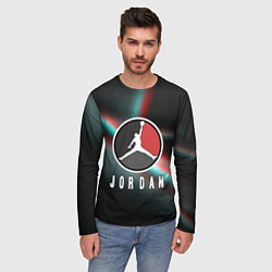 Лонгслив мужской Nba jordan sport, цвет: 3D-принт — фото 2