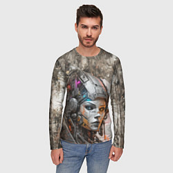 Лонгслив мужской Системный андроид, цвет: 3D-принт — фото 2