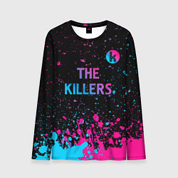Лонгслив мужской The Killers - neon gradient посередине, цвет: 3D-принт