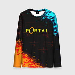 Лонгслив мужской Portal x Half life, цвет: 3D-принт