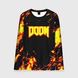 Лонгслив мужской Doom огненный марс, цвет: 3D-принт