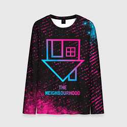 Мужской лонгслив The Neighbourhood - neon gradient