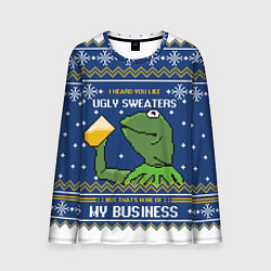 Мужской лонгслив I heard you like ugly sweaters