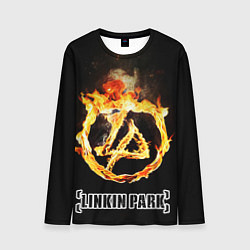 Мужской лонгслив Linkin Park - fire logo