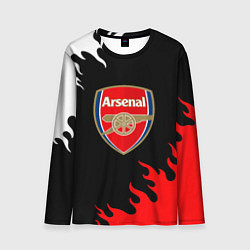 Мужской лонгслив Arsenal fc flame