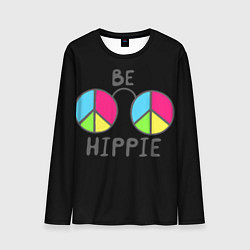 Лонгслив мужской Be hippie, цвет: 3D-принт