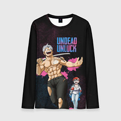 Лонгслив мужской Undead Unluck - Fuuko and Andy, цвет: 3D-принт