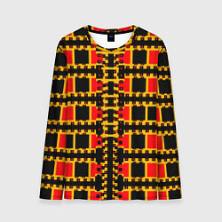 Мужской лонгслив Королевские квадраты