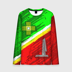 Лонгслив мужской Флаг Зеленограадского АО, цвет: 3D-принт