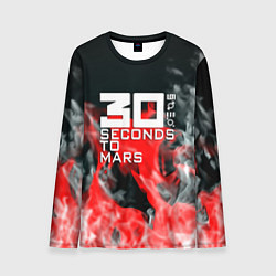 Мужской лонгслив Seconds to mars fire