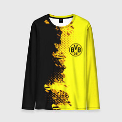 Лонгслив мужской Borussia fc sport краски, цвет: 3D-принт