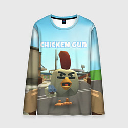 Мужской лонгслив Chicken Gun - shooter