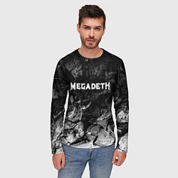 Лонгслив мужской Megadeth black graphite, цвет: 3D-принт — фото 2