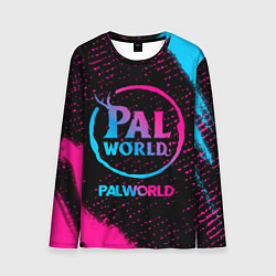 Мужской лонгслив Palworld - neon gradient