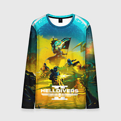 Мужской лонгслив Helldivers 2: Battle