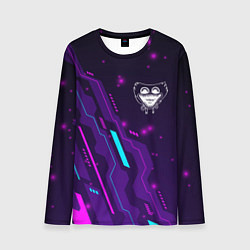 Мужской лонгслив Poppy Playtime neon gaming