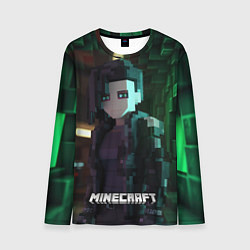 Лонгслив мужской Minecraft matrix, цвет: 3D-принт
