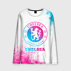 Мужской лонгслив Chelsea neon gradient style