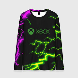 Мужской лонгслив Xbox storm молнии