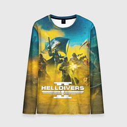 Мужской лонгслив Helldivers 2: Confrontation