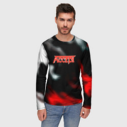 Лонгслив мужской Accept rock steel, цвет: 3D-принт — фото 2