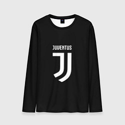 Лонгслив мужской Juventus sport fc белое лого, цвет: 3D-принт