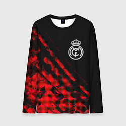 Мужской лонгслив Real Madrid sport grunge