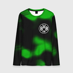 Лонгслив мужской Borussia sport halftone, цвет: 3D-принт