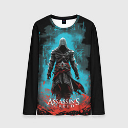 Лонгслив мужской Assassins creed подводный город, цвет: 3D-принт