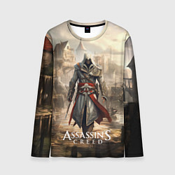 Лонгслив мужской Assassins creed старый город, цвет: 3D-принт