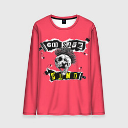 Мужской лонгслив God save pank