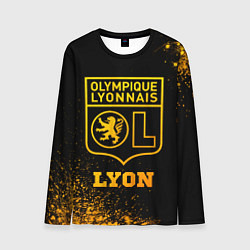 Мужской лонгслив Lyon - gold gradient