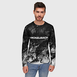 Лонгслив мужской Nickelback black graphite, цвет: 3D-принт — фото 2