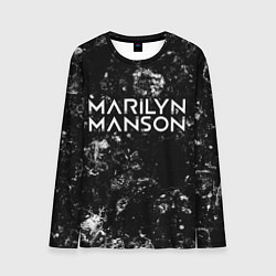 Лонгслив мужской Marilyn Manson black ice, цвет: 3D-принт