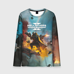 Лонгслив мужской Helldivers 2: Art, цвет: 3D-принт