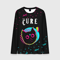 Лонгслив мужской The Cure - rock star cat, цвет: 3D-принт