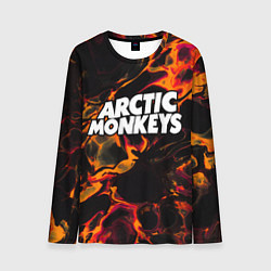 Мужской лонгслив Arctic Monkeys red lava