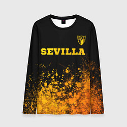 Мужской лонгслив Sevilla - gold gradient посередине