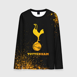 Мужской лонгслив Tottenham - gold gradient