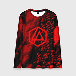 Лонгслив мужской Linkin park red logo, цвет: 3D-принт