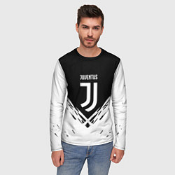 Лонгслив мужской Juventus sport geometry fc club, цвет: 3D-принт — фото 2