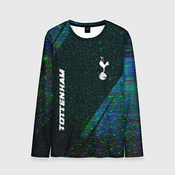 Мужской лонгслив Tottenham glitch blue