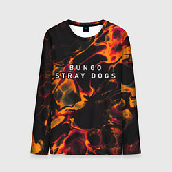 Лонгслив мужской Bungo Stray Dogs red lava, цвет: 3D-принт