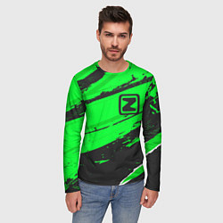 Лонгслив мужской Zotye sport green, цвет: 3D-принт — фото 2