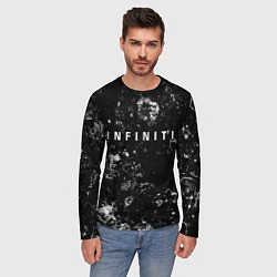 Лонгслив мужской Infiniti black ice, цвет: 3D-принт — фото 2