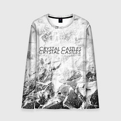 Мужской лонгслив Crystal Castles white graphite