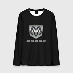 Лонгслив мужской Dodge logo, цвет: 3D-принт