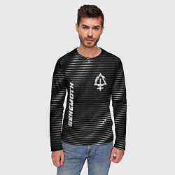 Лонгслив мужской Behemoth metal rock lines, цвет: 3D-принт — фото 2