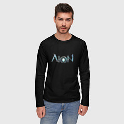 Лонгслив мужской AION logo, цвет: 3D-принт — фото 2
