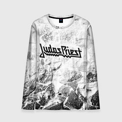 Мужской лонгслив Judas Priest white graphite